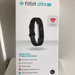 Fitbit Alta Hr Lg w/screen protectors VGUC